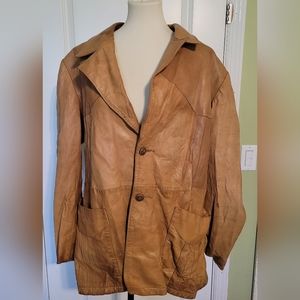 Vintage lamb skin leather jacket Robert Lewis 46